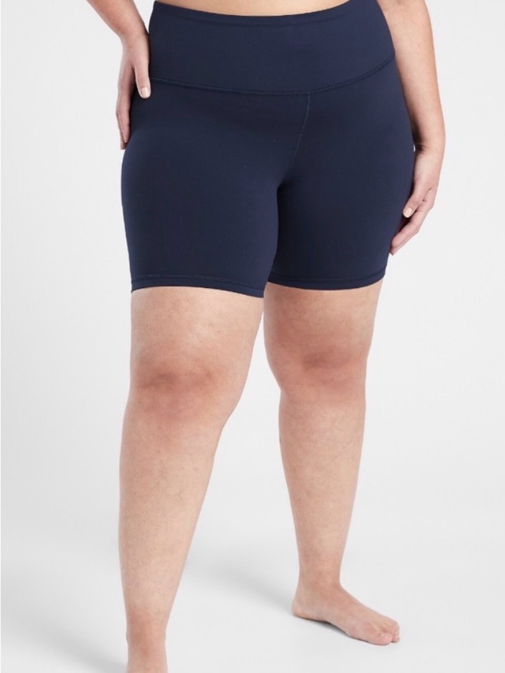 Athleta Ultra High Rise Elation 7” Short Navy New with tag 3X